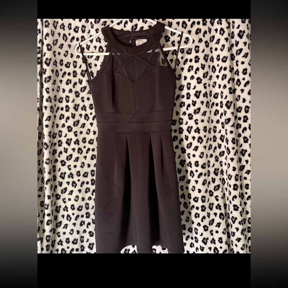 Sweet Storm Black Mini Dress.